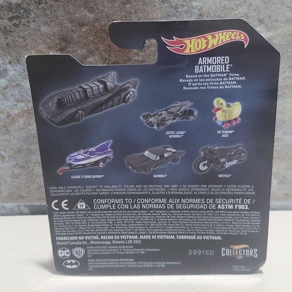 Hot Wheels Armored Batmobile Batman Returns Movie 2021 - Picture 2 of 8